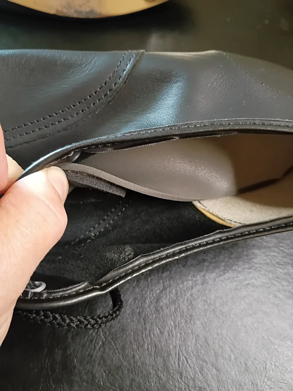 Men's Black Clogging Shoes Lace-Up Steven's Stompers Taps.